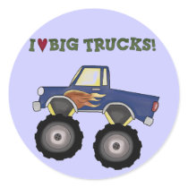 Big Trucks Theme Fun Stickers