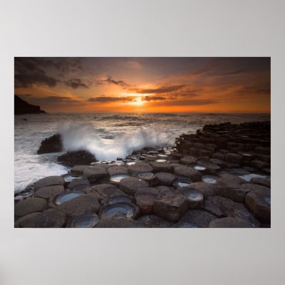 Big waves poster by cARTerART
