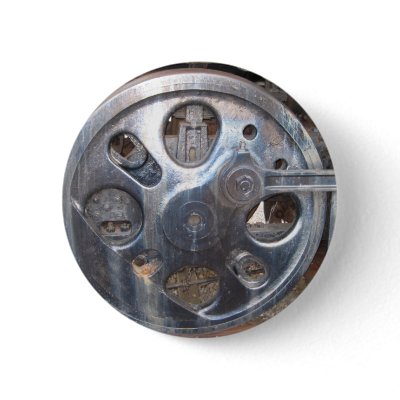 Big Wheels Keep on Turnin' Buttons by scenesfromthepast