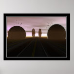 Big Wheels Keep on Turning Poster Print
