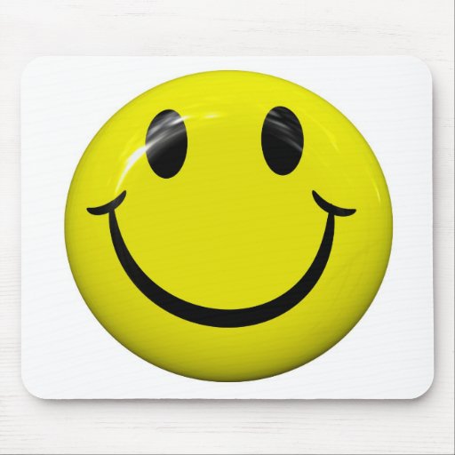 Big Yellow Smiley Face Mousepad
