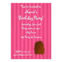 Bigfoot birthday invitation
