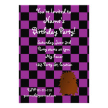 Bigfoot birthday invitation