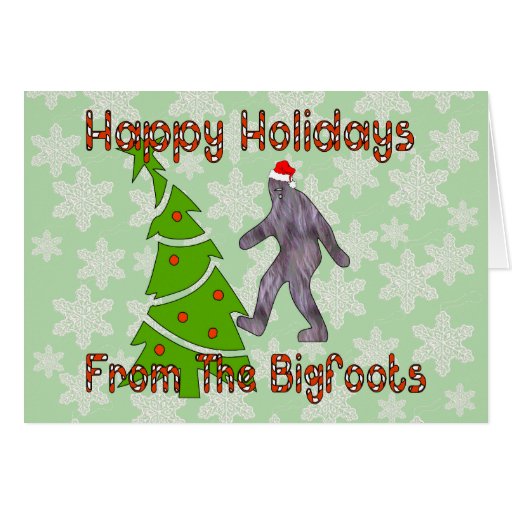 Bigfoot Christmas Cards