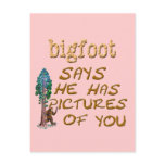 Bigfoot Has Pictures