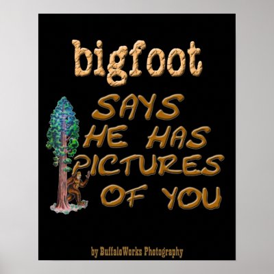 Bigfoot Has Pictures by buffaloworks