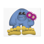 Bigfoot Holding Flowers
