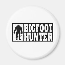 Bigfoot Hunter - Finding Bigfoot Refrigerator Magnet