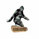 Bigfoot I Believe Cutout Photo Sculpture
