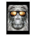 Bigfoot In Shades Greeting Card