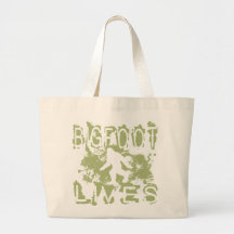 Bigfoot Lives Canvas Bags