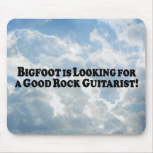 Bigfoot Looking for Good Rock Guitarist - Basic Mousepad