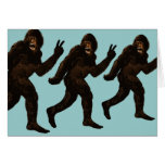 Bigfoot Peace Greeting Cards
