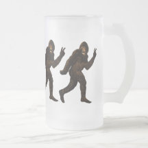 Bigfoot Peace Sign Mug