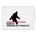 Bigfoot: undocumented north american primate. cards