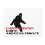 BIGFOOT: UNDOCUMENTED NORTH AMERICAN PRIMATE POSTCARD