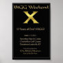 BiGG Weekend X Poster 4"x6"