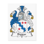Biggar Family Crest Postcards