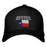Bigger, Better, Texas embroidered hats