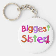 Biggest Sister T-shirts and Gifts Keychain