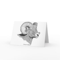 Bighorn Sheep Greeting Cards