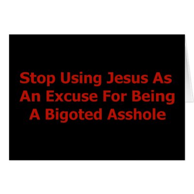Bigoted Assholes by godless_heathen