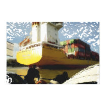Bij Sevilla. Door FransJonker. Stretched Canvas Afdrukken