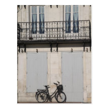 Bike at rest - La Rochelle Postcards
