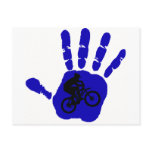 Bike Blue Streaker Post Cards