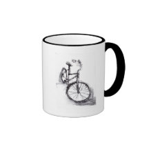 Bike Dawing Coffee Mug