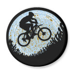 Bike Distant Maze Refrigerator Magnets
