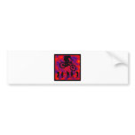 Bike East WEST Bumper Sticker