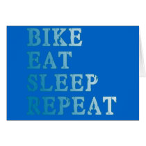 Bike, Eat, Sleep, Repeat Products Cards