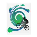 BIKE GREEN GENE POSTCARD