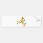 Bike Hip Droned Bumper Sticker