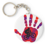 Bike Hot Boulders Keychains