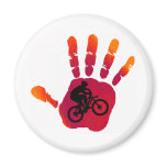 Bike Hot Grips Refrigerator Magnets