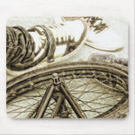 Bike in bowl park mousepads