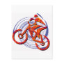Bike In Colors Postcards