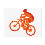 Bike Jump Stop Postcard