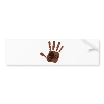 Bike Mudd Gripper Bumper Stickers by ninuno