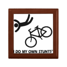 Bike My Own Stunts Jewelry Boxes
