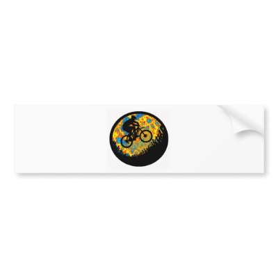 BIKE MY SPIRIT BUMPER STICKERS by ninuno