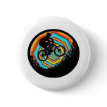 Bike My State Pinback Button