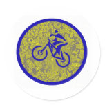 Bike new instinct round stickers