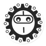 Bike ninja icon stickers
