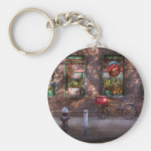 Bike - NY - Chelsea - The delivery bike Keychain