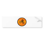 Bike Old Schooler Bumper Sticker