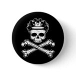 Bike or Die - Bike and Crossbones buttons