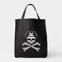 Bike or Die - Bike and Crossbones Canvas Bags